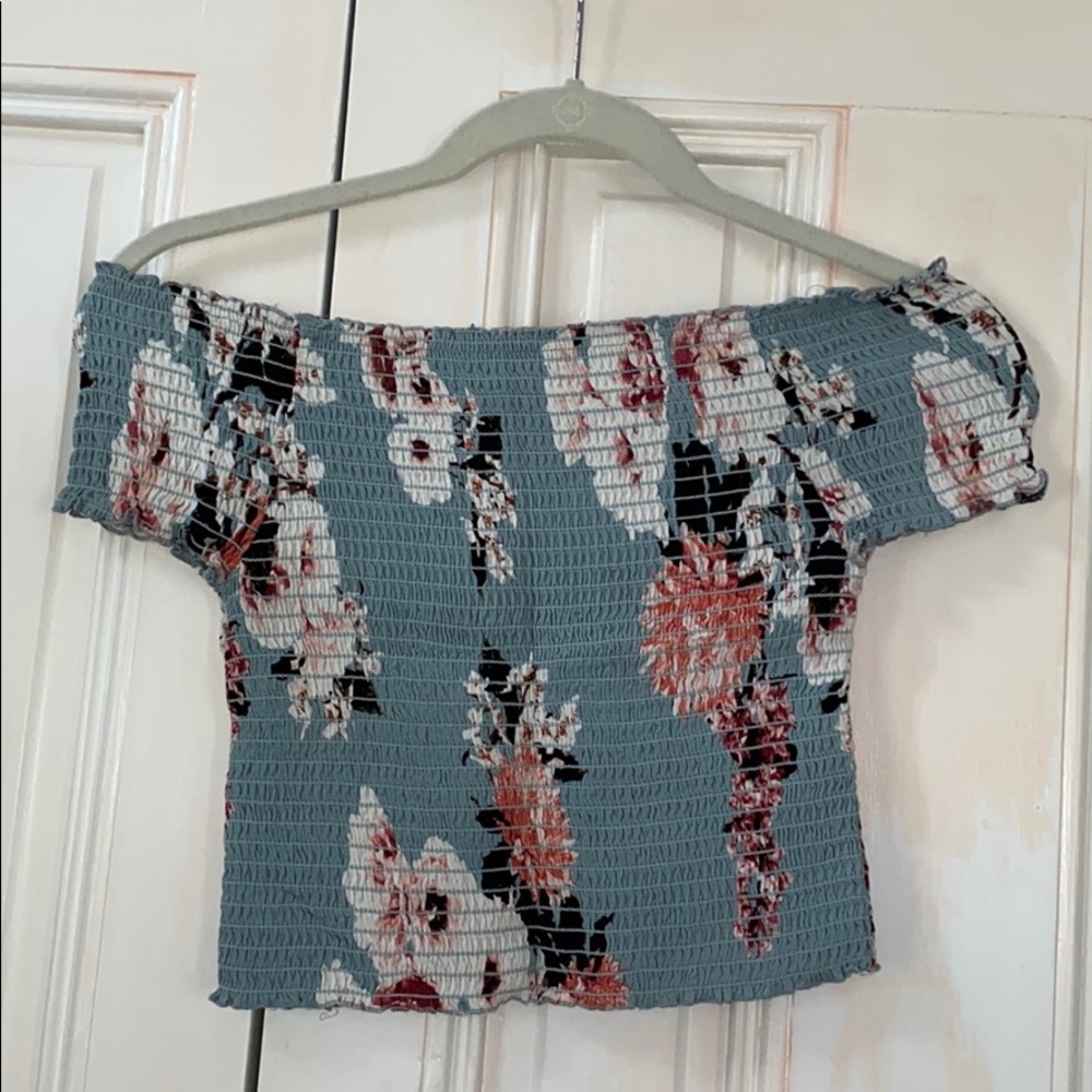 Kendall & Kylie Floral Crop Top